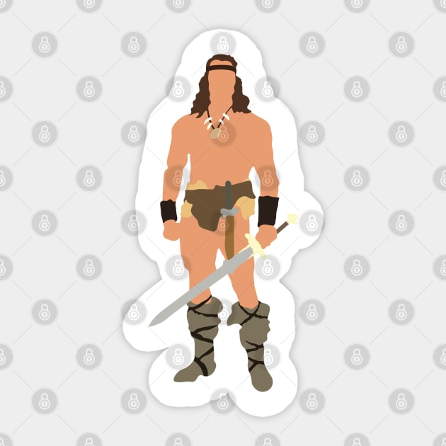 Conan the Barbarian Sticker by FutureSpaceDesigns